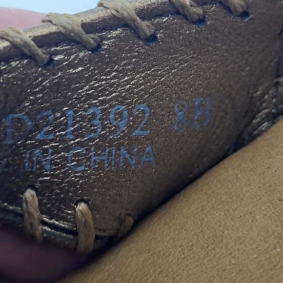 Cole Haan Women's Tan Leather With Woven Trim Slingback Heels Sz 8 - Picture 10 of 10